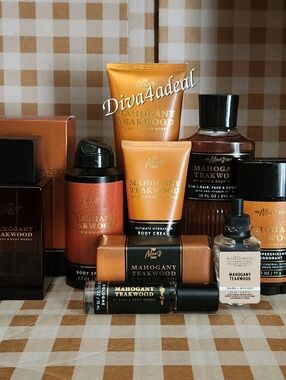 Bath & Body Works MAHOGANY TEAKWOOD 9PC Men’s Collection Set Bundle